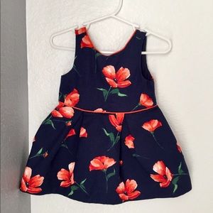 Janie and Jack 12-18 Month Poppy Dress Red & Blue